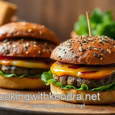 Ultimate Grilled Beef Burgers with Feta & Herbs: Your New Summer Favorite! Recipe Card