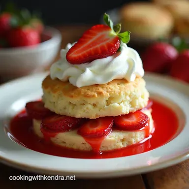 The Ultimate Strawberry Shortcake Recipe with Fluffy Buttermilk Biscuits Recipe Card