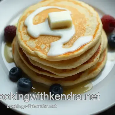 Fluffy Yogurt Pancakes: A Fruity Delight to Brighten Your Morning Recipe Card