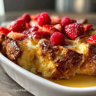 French Toast Casserole: Overnight Prep