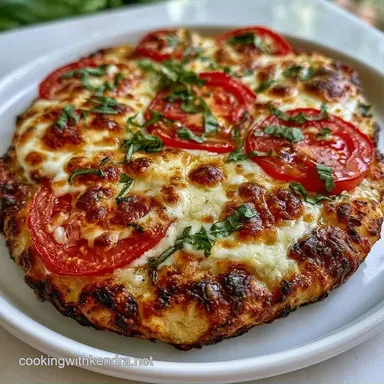 Fresh Mozzarella Flatbread in 20 Minutes Recipe Card