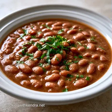 Frijoles de Olla Recipe: Slow-Cooked Recipe Card