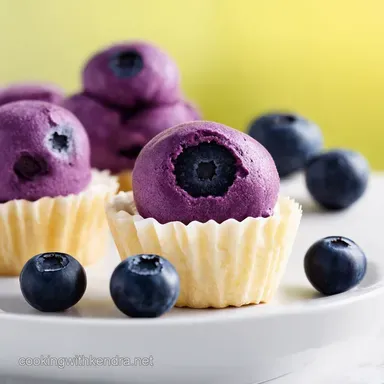 Quick Frozen Greek Yogurt Blueberry Bites My Easy Summer Snack Recipe Card