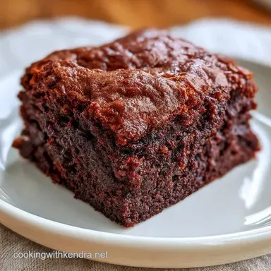 Quick Zucchini Brownies Recipe Card