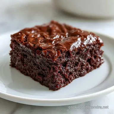 45-Minute Zucchini Brownies Recipe Card