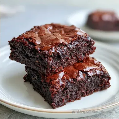 Fudgy Zucchini Cocoa Brownies