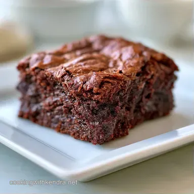 40-Minute Zucchini Brownies Recipe Card