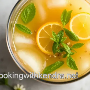 Refreshingly Easy Herbal Cordial Recipe with Alcohol: My Go-To Summer Sip Recipe Card