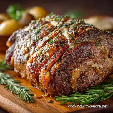 The Ultimate Garlic Butter Prime Rib Roast Reverse Sear Method