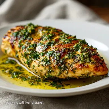Chicken Breast Recipe with Garlic and Herbs in Oven Recipe Card