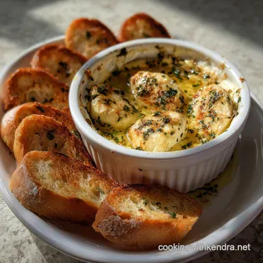 New Year s Eve Appetizer with Garlic and Herbs Baked Recipe Card