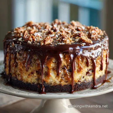 German Chocolate Cheesecake Cake The Ultimate Decadent Showstopper Recipe Card