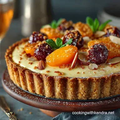 Elevated Creamy Ambrosia Tart Recipe NoBake Delight Recipe Card