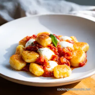 Crispy Gnocchi Recipe Weeknight Tomato Mozzarella Bliss Recipe Card