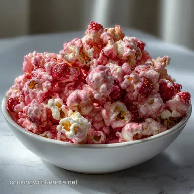 Pink Popcorn: Gourmet Strawberry Vanilla Crunch Recipe