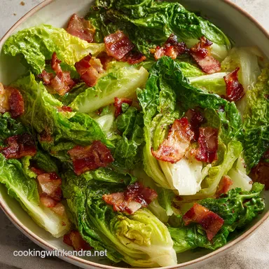 Grandma's Wilted Lettuce with Bacon & Balsamic - So Good!