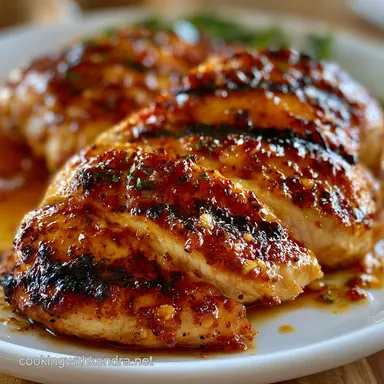 Grilled Chicken Recipe for 4 Servings Recipe Card