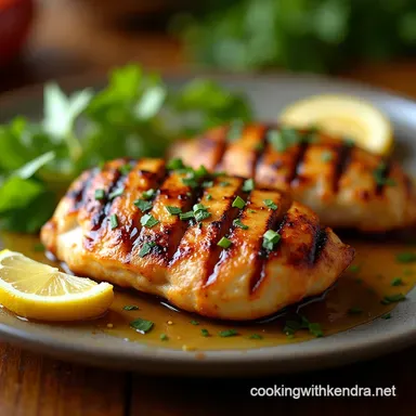 Ultimate Grilled Greek Lemon Chicken with Sunny Marinade Recipe Card