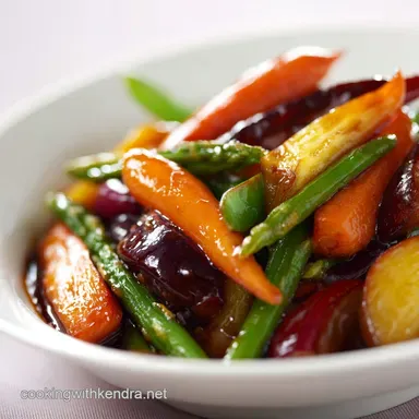 Vegetable Stir Fry in 25 Minutes Recipe Card