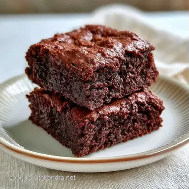 Zucchini Brownies with Medjool Dates Recipe Card