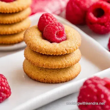Valentines Day Treats Raspberry Linzer Cookies Recipe Recipe Card