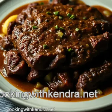 Hearty & Tender swiss steak: Grandma's Comfort Recipe Recipe Card