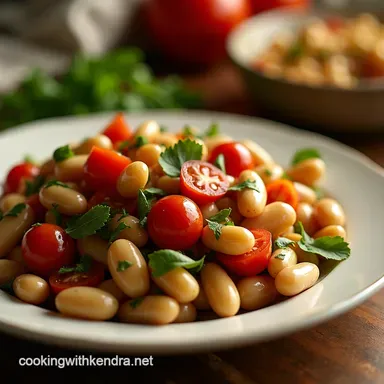 The Unbeatable Mediterranean Powerhouse Bean Salad Recipe Recipe Card