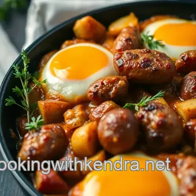 Hearty Breakfast Skillet Recipe: Sausage & Potato Bliss! Recipe Card