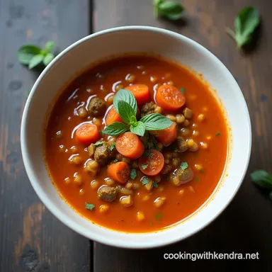 The Proper Hearty Red Lentil Vegetable Soup Recipe