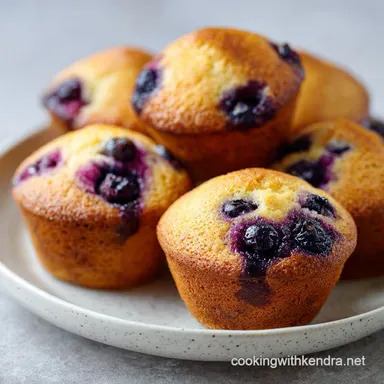 Blueberry Muffins with Sour Cream