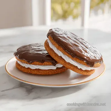 Choco Pie Cocoa Recipe: Soft Chocolate Pie with Marshmallow Recipe Card