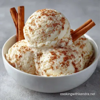 Silky Horchata Ice Cream for 6 Servings Recipe Card