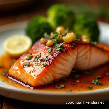 Foolproof Honey Garlic Glazed Salmon Ready in 20 Minutes Recipe Card