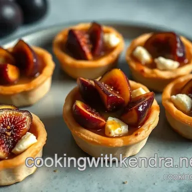 Honey-Glazed Chevre Tartlets: A Fig & Walnut Dream!