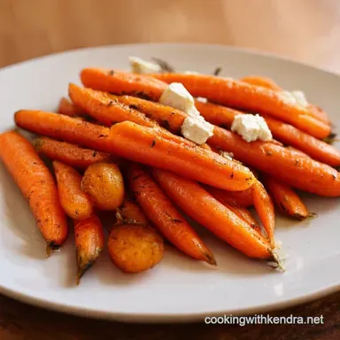 Honey Roasted Carrots My GoTo Side with Goat Cheese Recipe Card