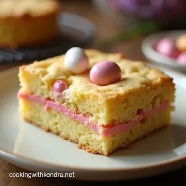 Soft Easter Cookie Cake Recipe Hop Into Spring Baking Recipe Card