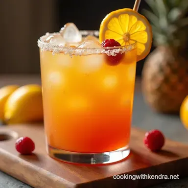 Easy Easter Punch Recipe A Sunrise Mocktail Delight Recipe Card