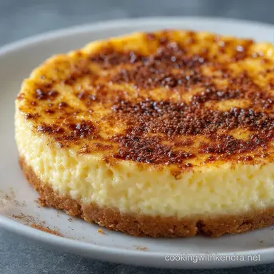 Horchata Custard Pie for 8 Slices: Silky Recipe Card