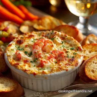Seafood Dip: The Ultimate Hot Baked Crab Prawn Appetizer Recipe Card
