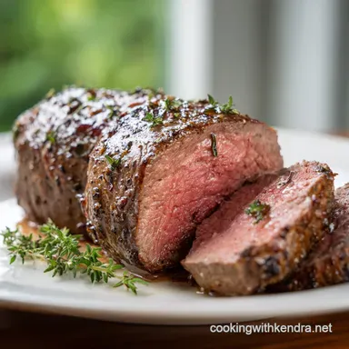 How to Cook Beef Tenderloin in Oven for 8 Servings Recipe Card