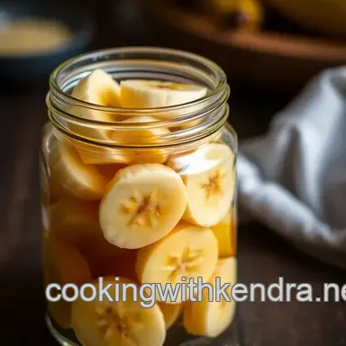 Easy Homemade Banana Bliss Extract: Infuse Ripe Bananas for Flavor Recipe Card