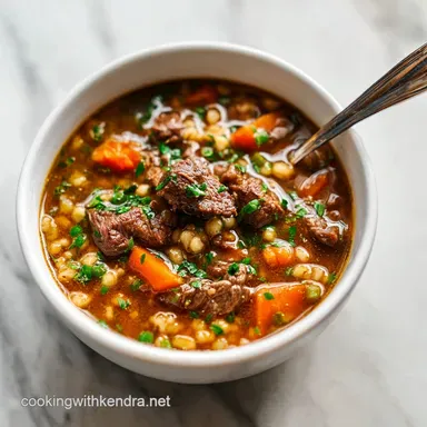 Instant Pot Beef Barley Soup: A Tender and Savory Beef Stew