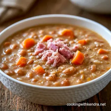 Instant Pot Pinto Bean Soup with Ham Recipe Card