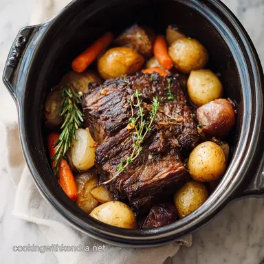 Instant Pot Pot Roast for 6 Servings with Tender Beef