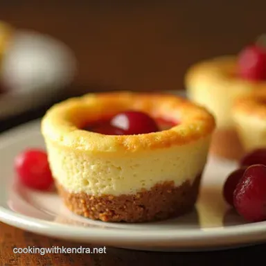 Mini Cheesecakes Cup My Irresistible BiteSized Recipe Recipe Card