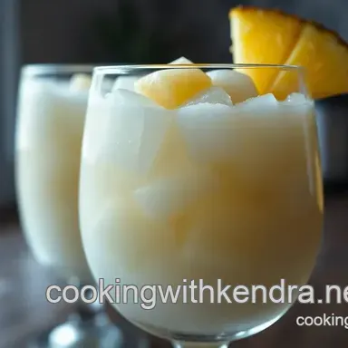Island Breeze: My Easy Virgin Pina Colada Recipe!