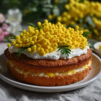 Mimosa Cake Recipe: Authentic Italian Torta Mimosa Recipe Card