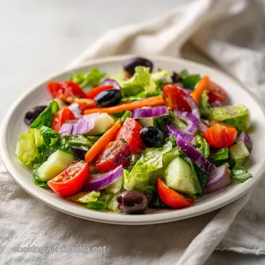 Italian Salad in 15 Minutes Recipe Card