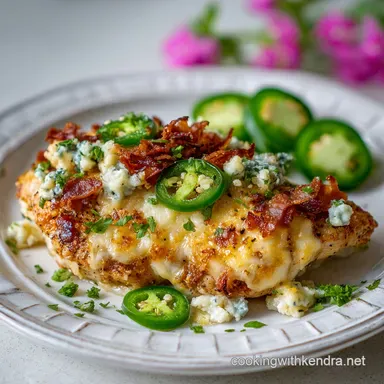 Jalapeno Popper Chicken for 4 Servings Recipe Card