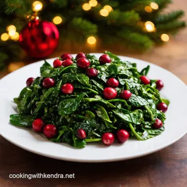 Best Christmas Cranberry Spinach Salad My Easy Festive Recipe Recipe Card